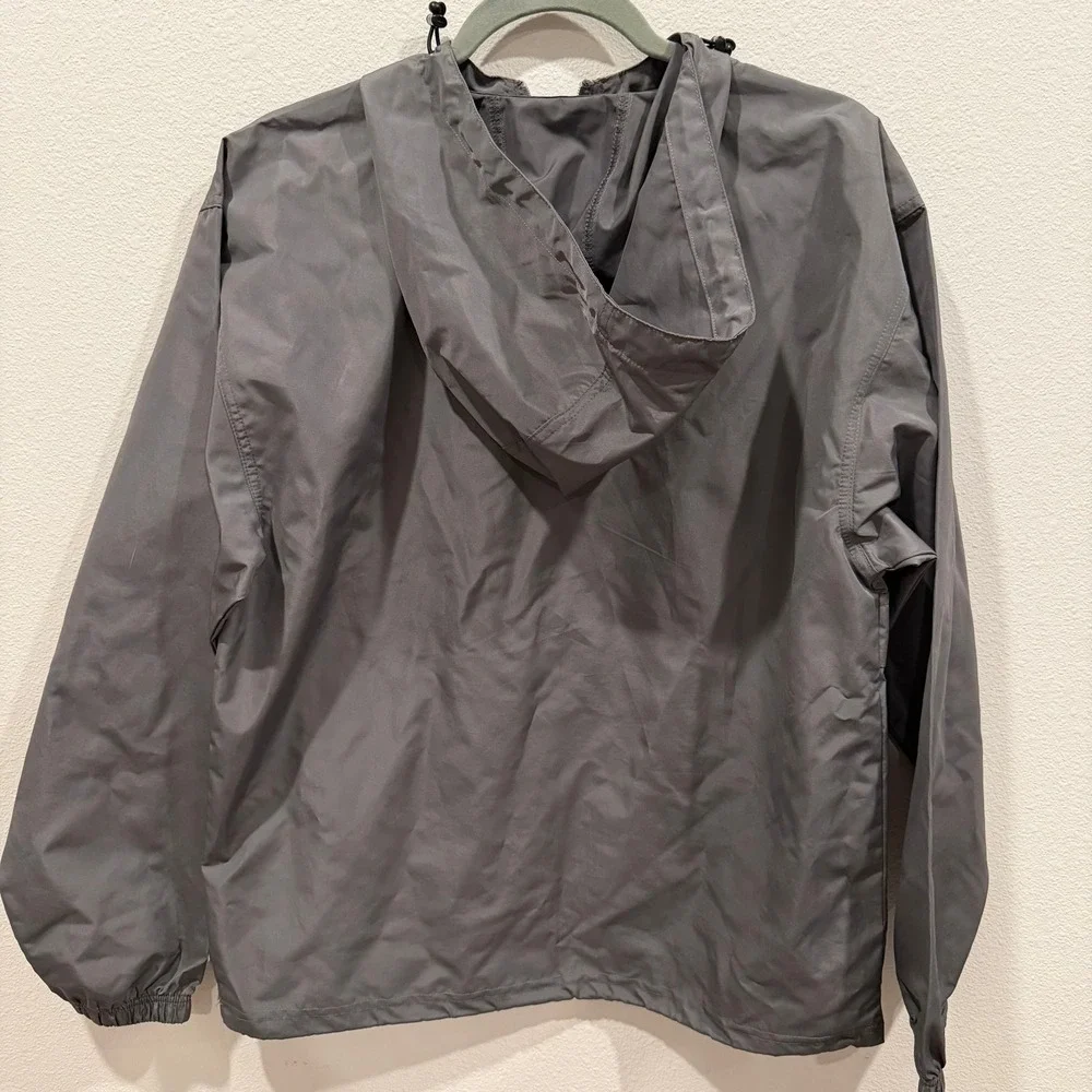 Champion Lewis-Clark State College LCSC Windbreaker Jacket Mens Small Quarter‎